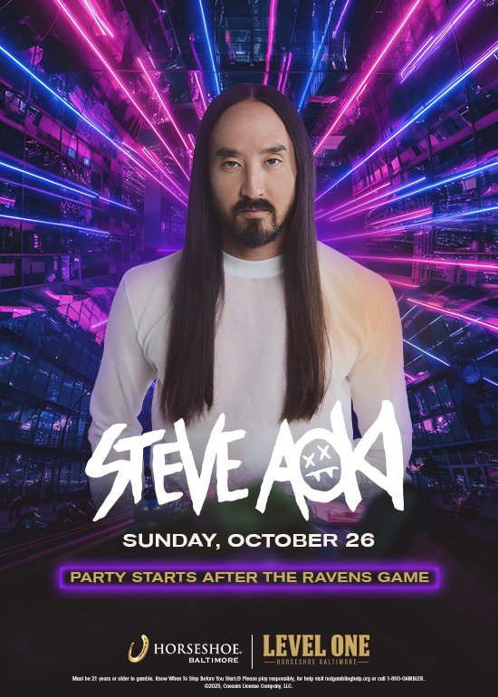 Ravens Post Game Party with STEVE AOKI Tickets at Level One in