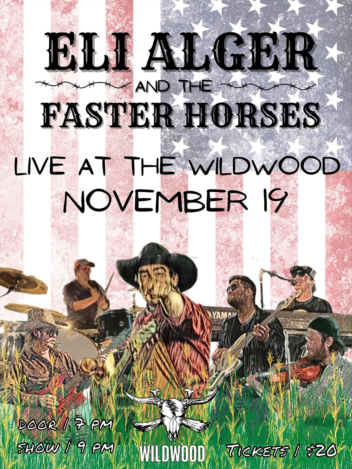 Eli Alger and The Faster Horses at WildWood Tickets at Wildwood in Iowa