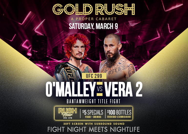 UFC 299: O'Malley vs. Vera 2  Saturday, March 9 - ESPN Press Room U.S.