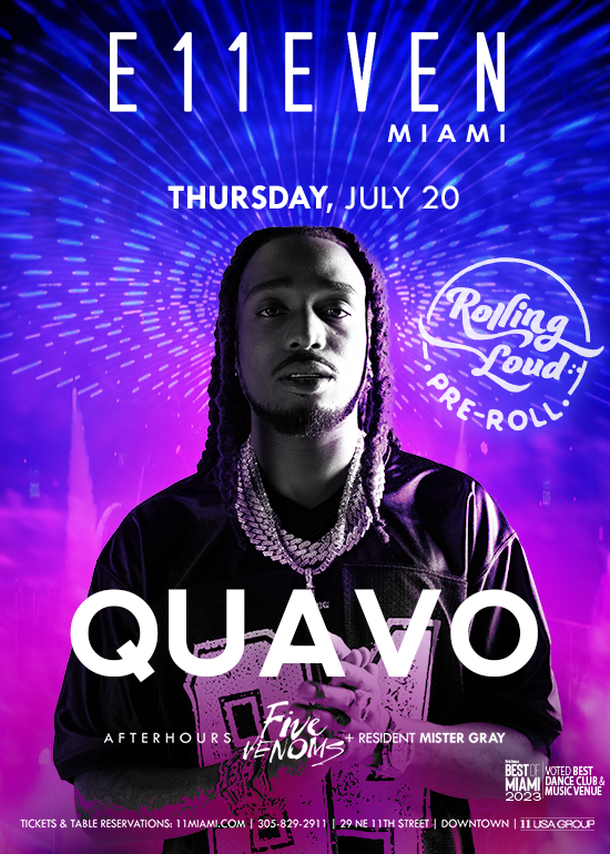 QUAVO Tickets at E11EVEN Miami in Miami by 11 Miami