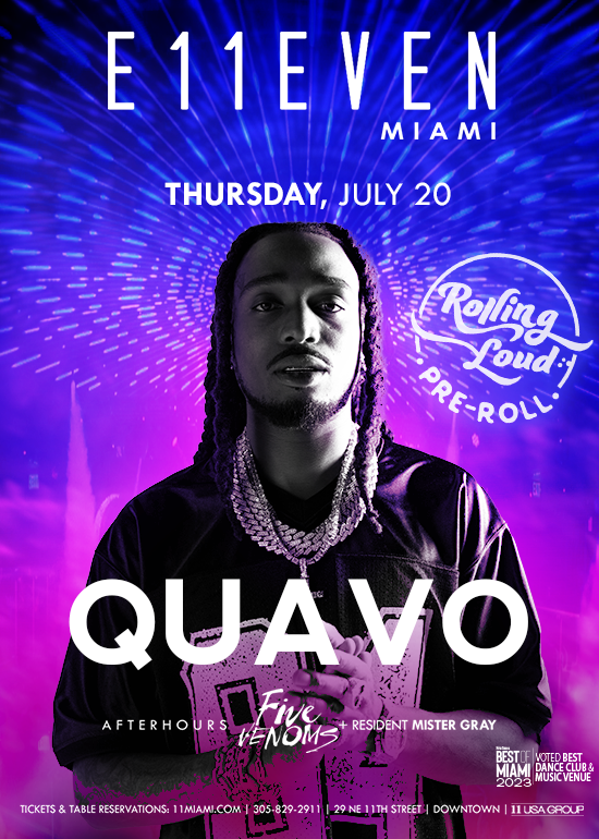 QUAVO Tickets at E11EVEN Miami in Miami by 11 Miami, loud club