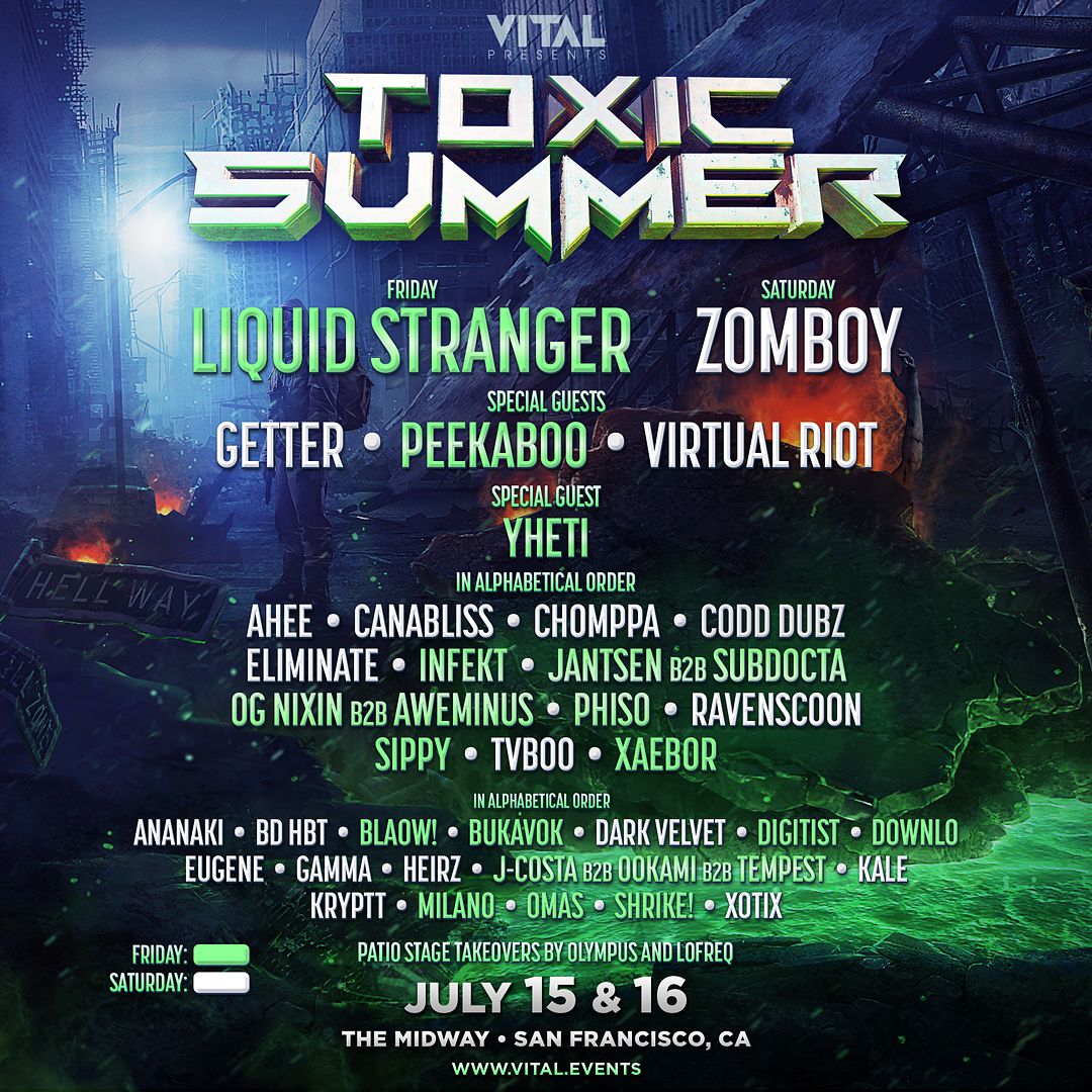 Toxic Summer Tickets at The Midway in San Francisco by The Midway SF Tixr