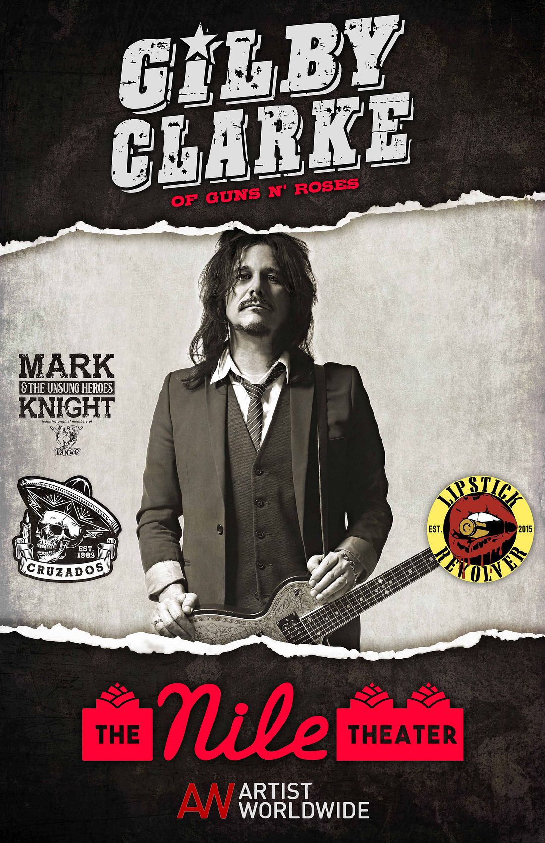 GILBY CLARKE Tickets at The Nile Theater in Bakersfield by The Nile