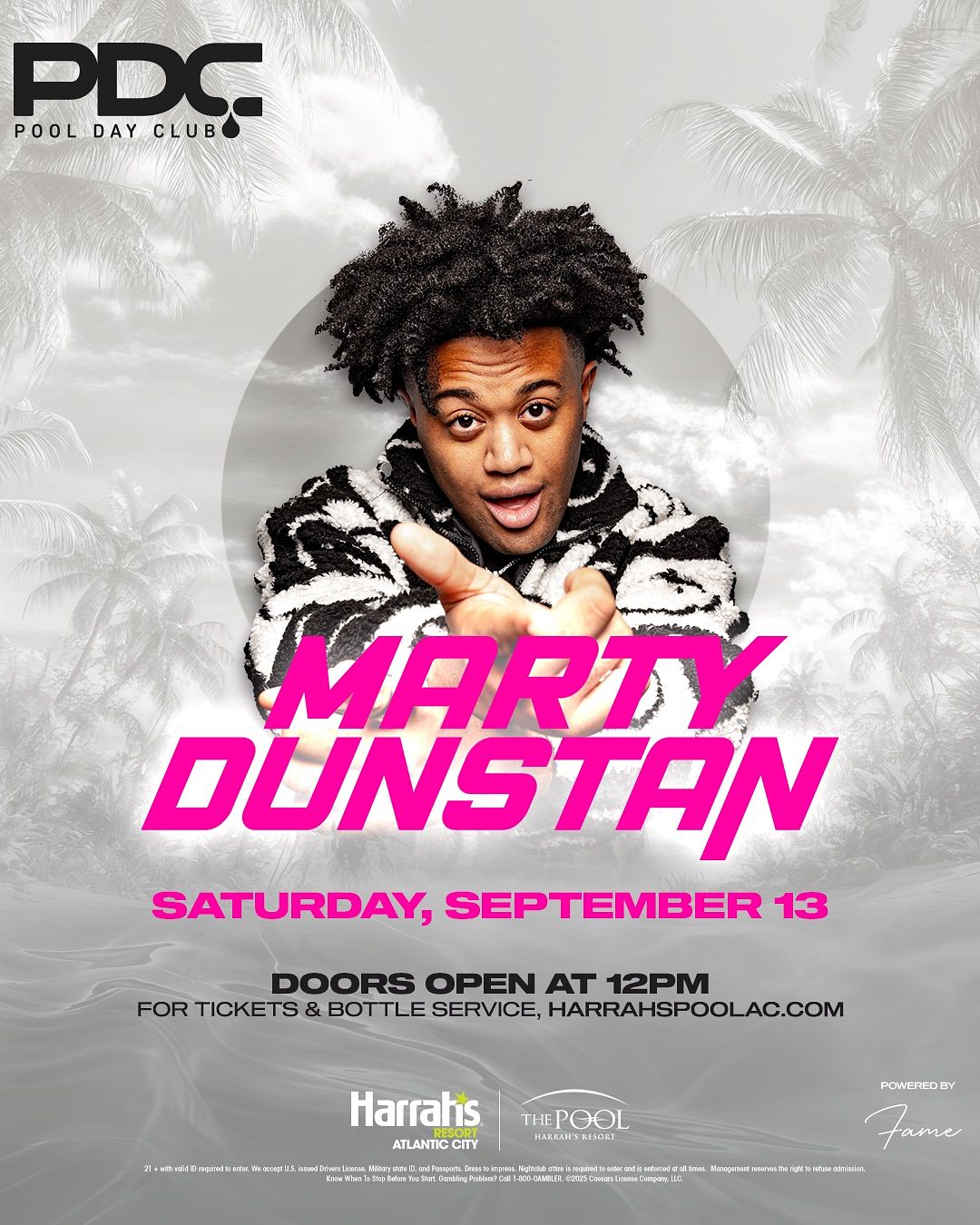 MARTY DUNSTAN at The Pool at Harrah's Resort Atlantic City Saturday, September 13, 2025