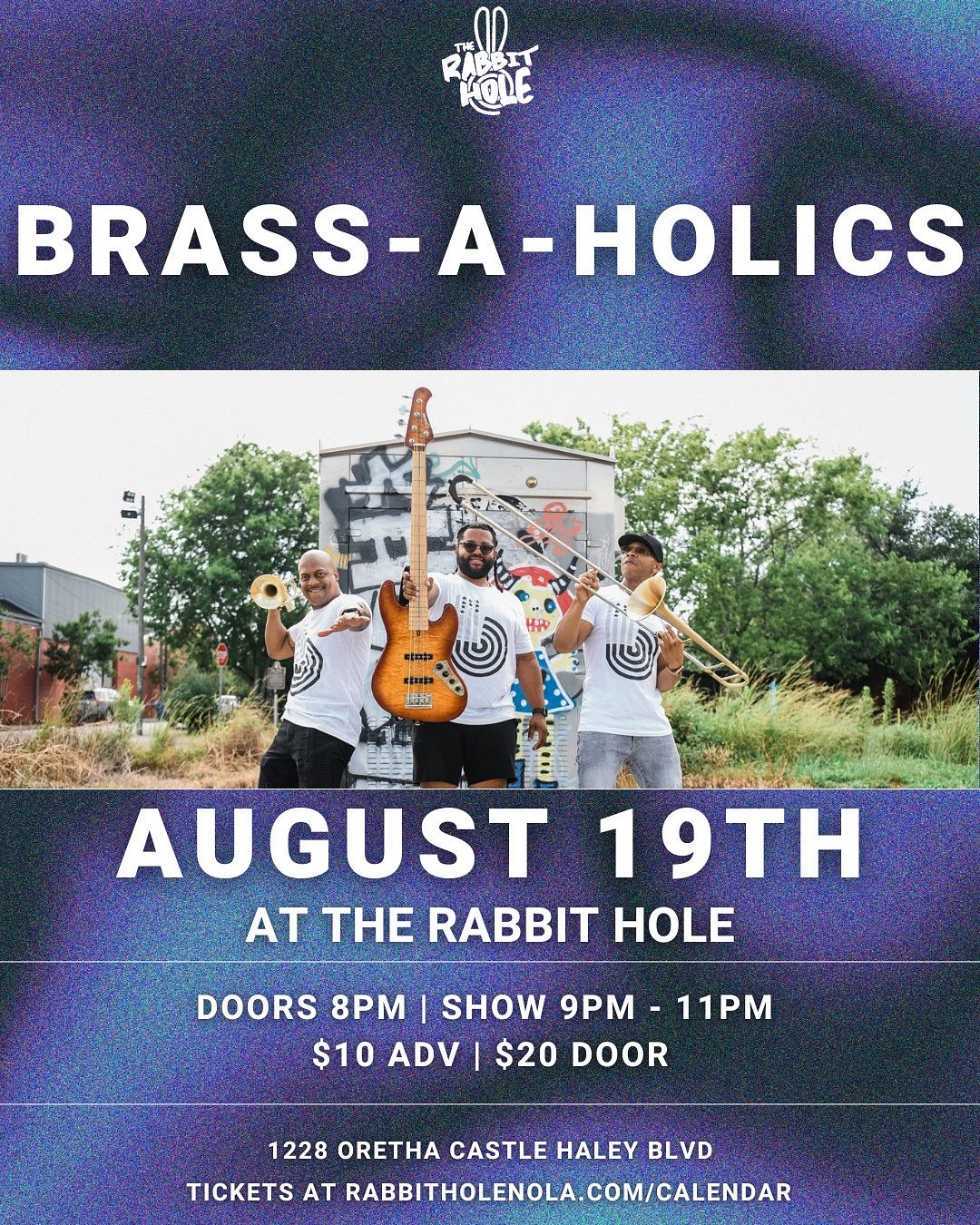 BrassaHolics Tickets at The Rabbit Hole in New Orleans by The Rabbit