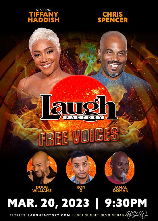 Free Voices with Tiffany Haddish Tickets at Laugh Factory Hollywood in