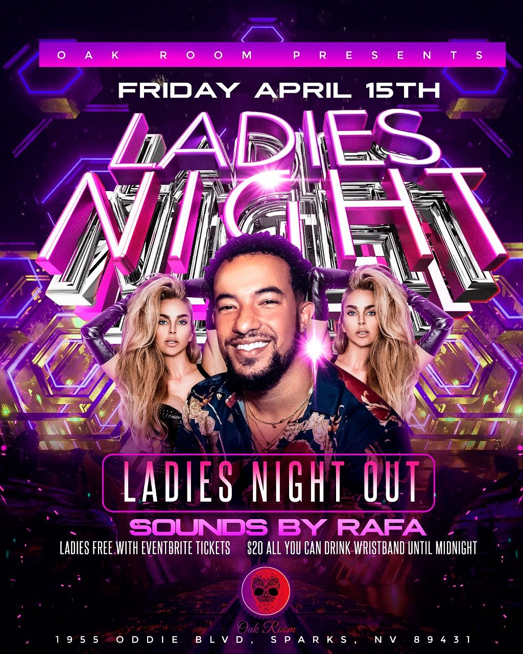 Ladies Night Tickets at Oak Room Lounge in Sparks by Oakroom Lounge