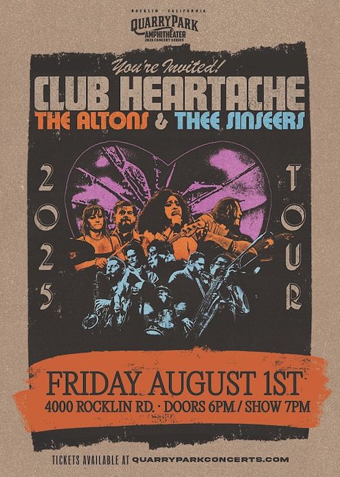 The Altons & Thee Sinseers: Club Heartache Tour Tickets at Quarry