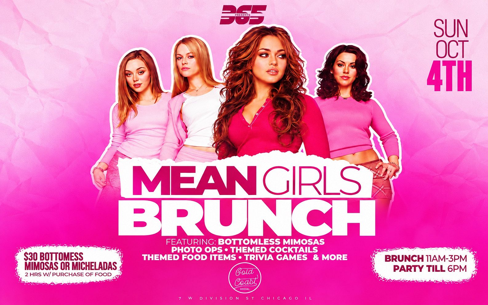 MEAN GIRLS BRUNCH (21+) flyer