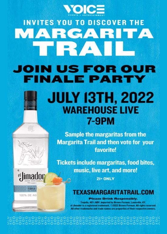 MARGARITA TRAIL FINALE PARTY Tickets at Warehouse Live Houston in