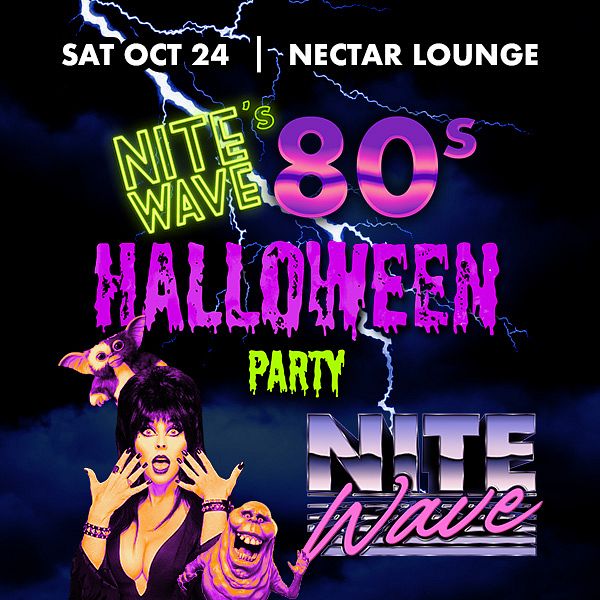 Nite Wave's 80s Halloween Party, DJ Indica Jones at Nectar Lounge