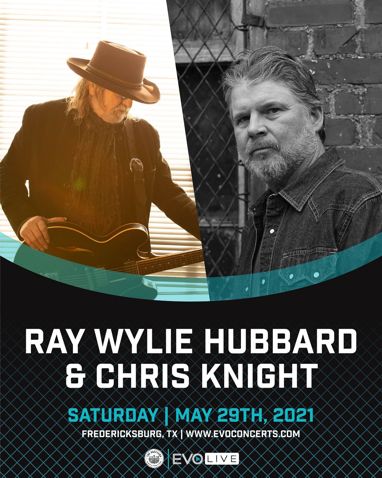 Ray Wylie Hubbard & Chris Knight Tickets at The Backyard Amphitheater