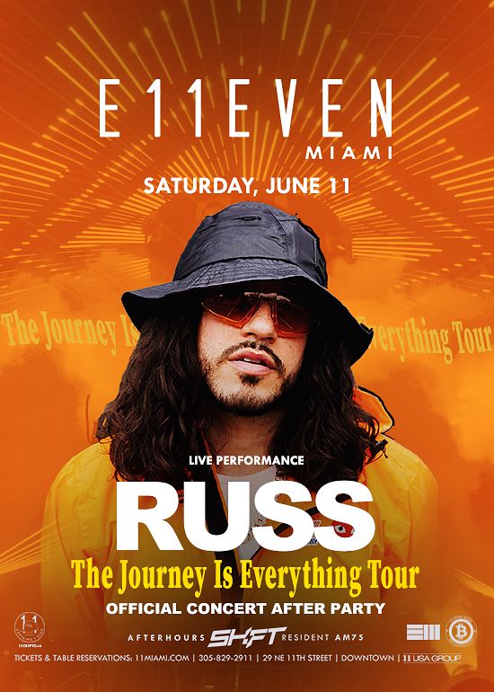 RUSS Tickets at E11EVEN Miami in Miami by 11 Miami Tixr