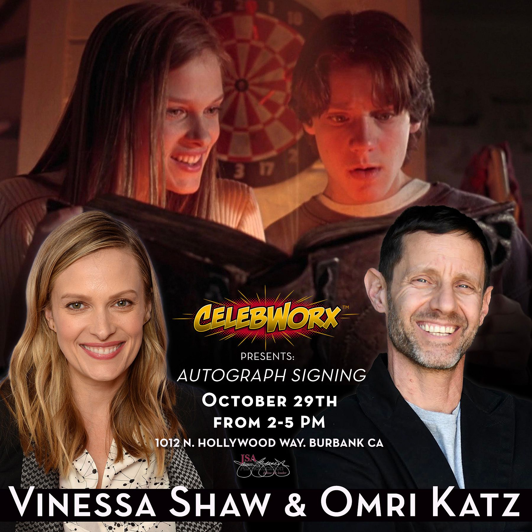 Meet Vinessa Shaw and Omri Katz Tickets at CelebWorx in Burbank by