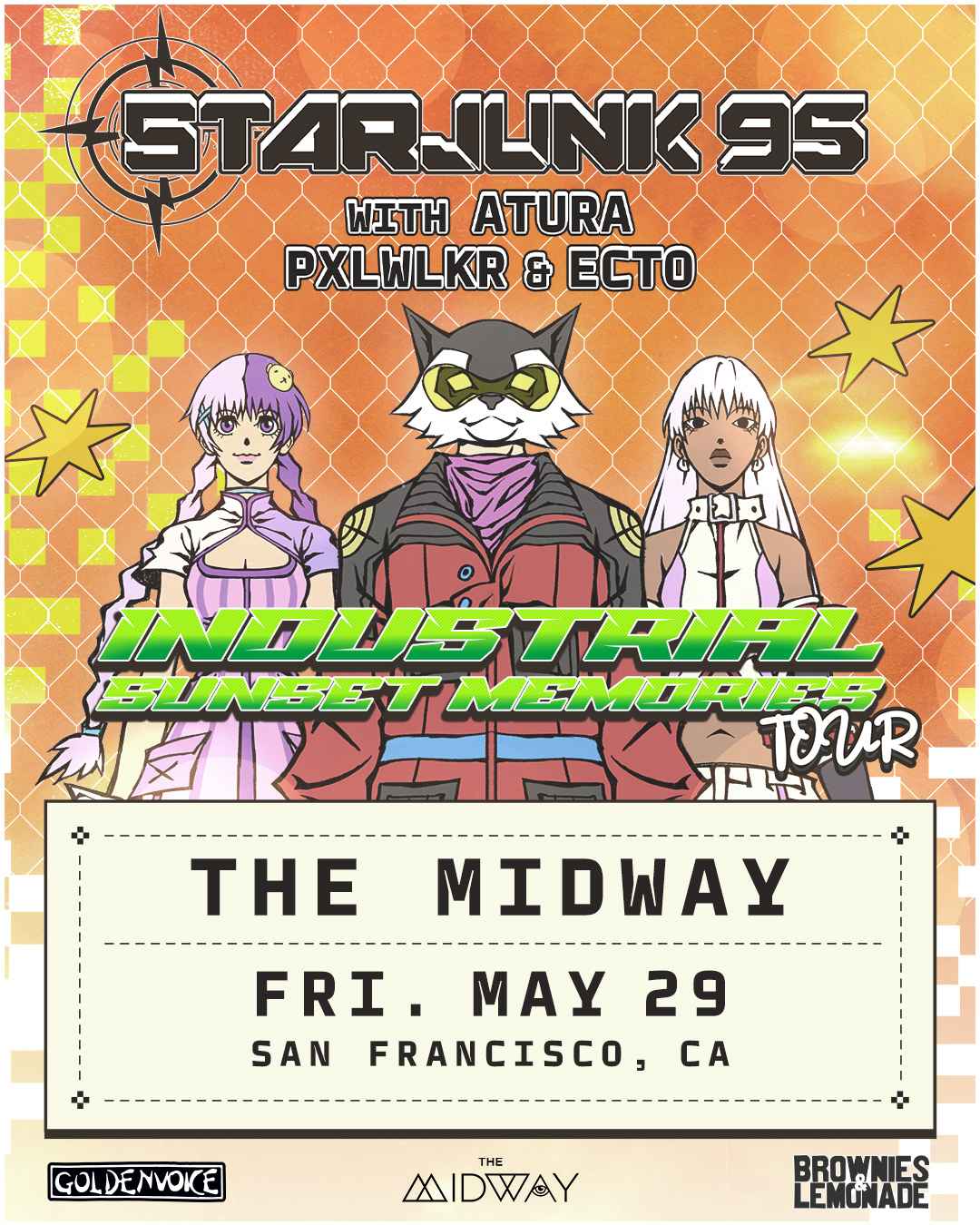 Starjunk 95 Industrial Sunset Memories Tickets at The Midway in