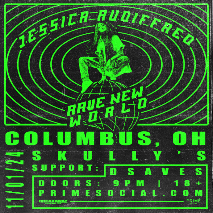 Jessica Audiffred: Rave New World Tickets at Skully's Music-Diner in ...