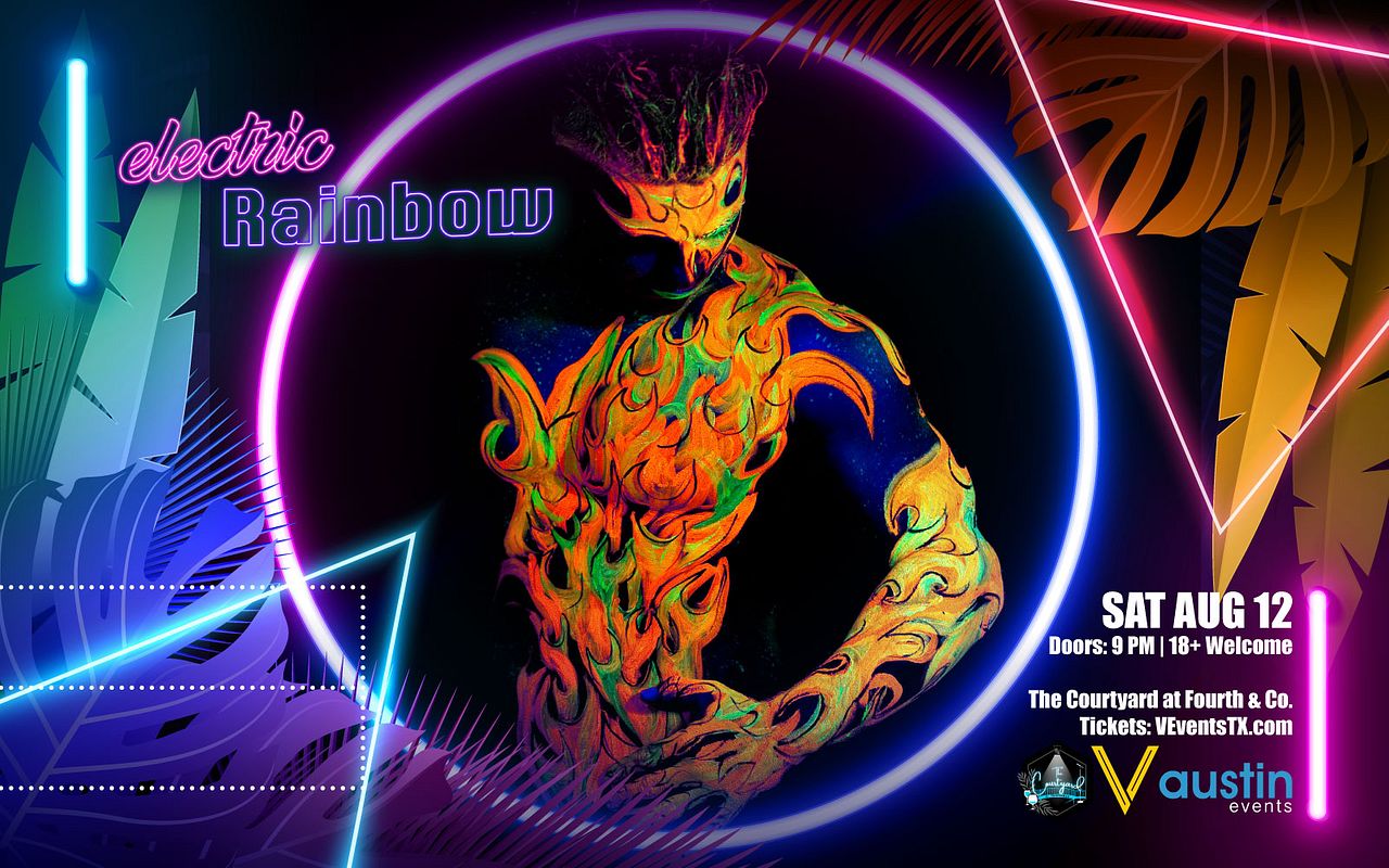 Electric Rainbow - Austin PRIDE Neon Party Tickets at Courtyard ...