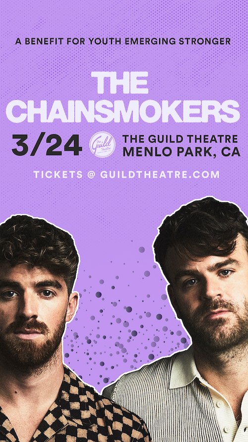 The Chainsmokers Tickets at The Guild Theatre in Menlo Park by The