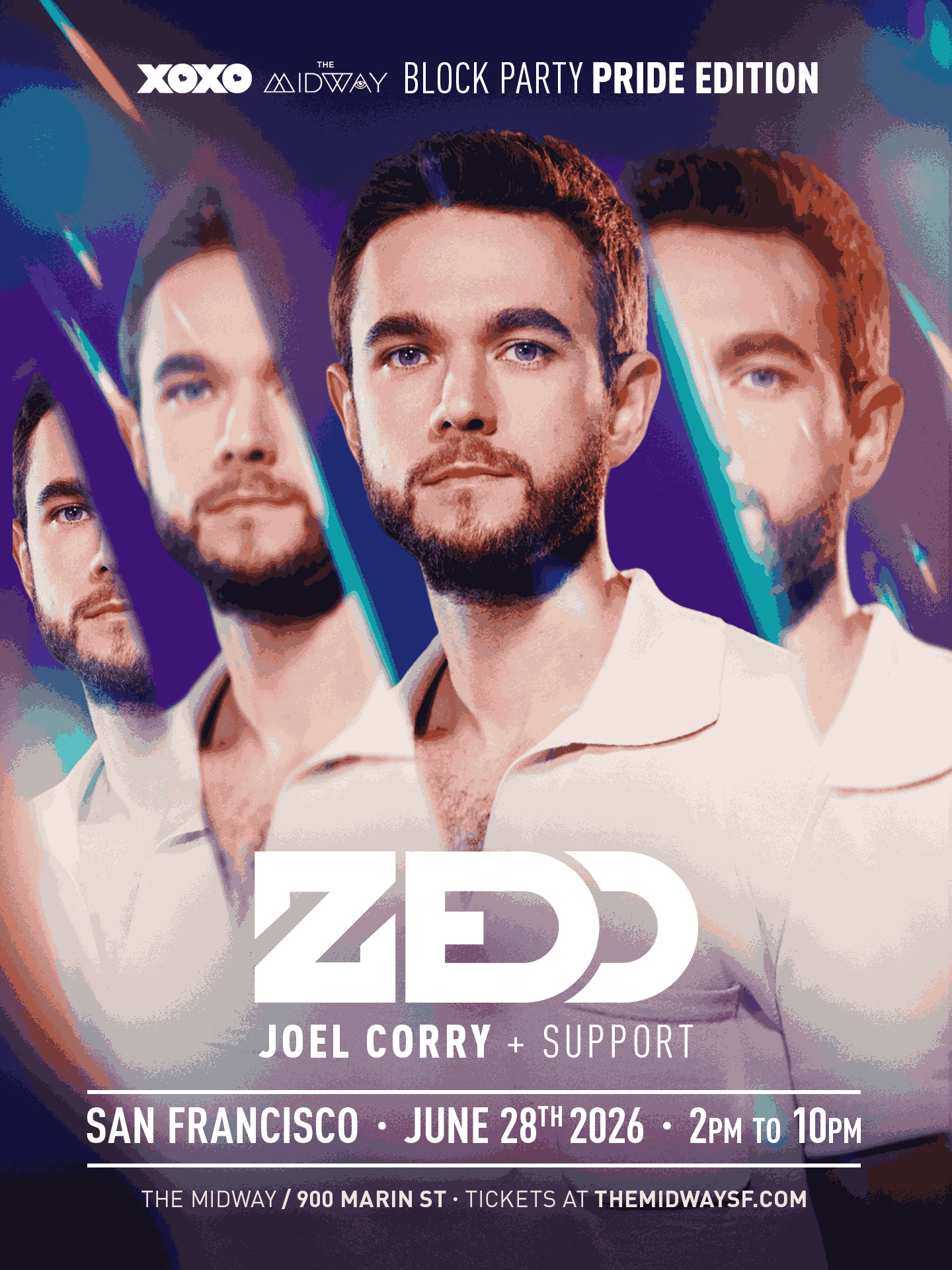 Zedd Pride Weekend Block Party Tickets at The Midway in San