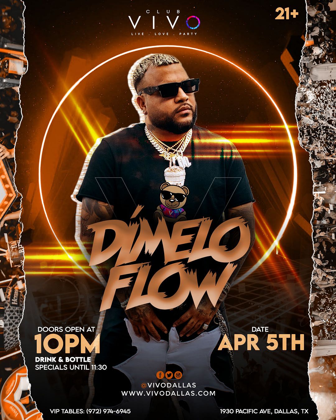 Sold Out Satruday - Dimelo Flow Tickets at Club VIVO in Dallas by Club ...