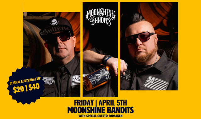 Moonshine Bandits Tickets At Backseat Events In Winchester By Backseat ...