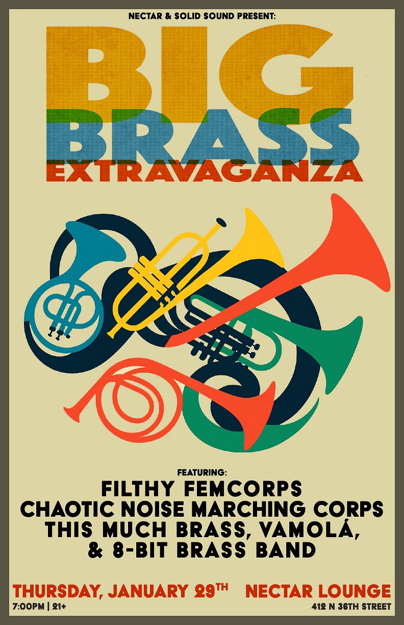 BIG BRASS EXTRAVAGANZA #13 feat: Filthy Femcorps, Chaotic Noise