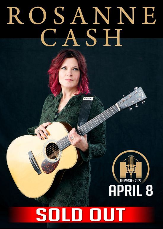 Rosanne Cash Tickets at Harvester Performance Center in Rocky Mount by