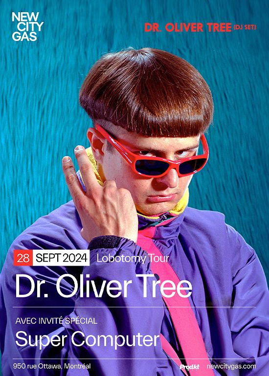 Dr. Oliver Tree Tickets at New City Gas in Montreal by New City