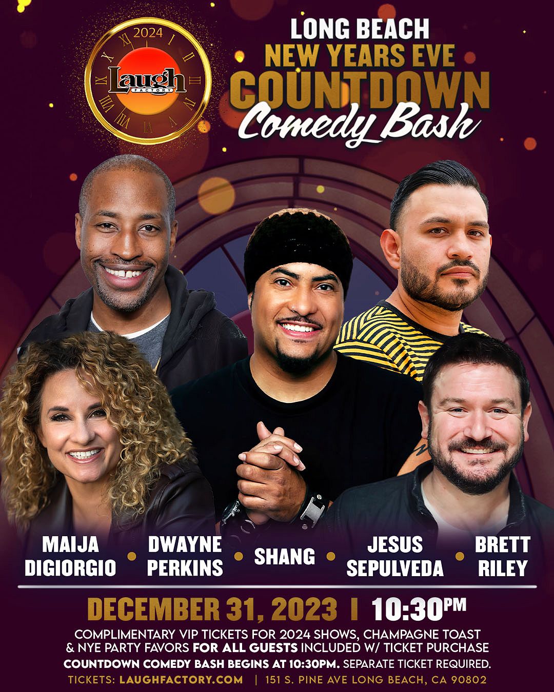 New Years Eve Comedy Countdown Show Tickets at Laugh Factory Long Beach