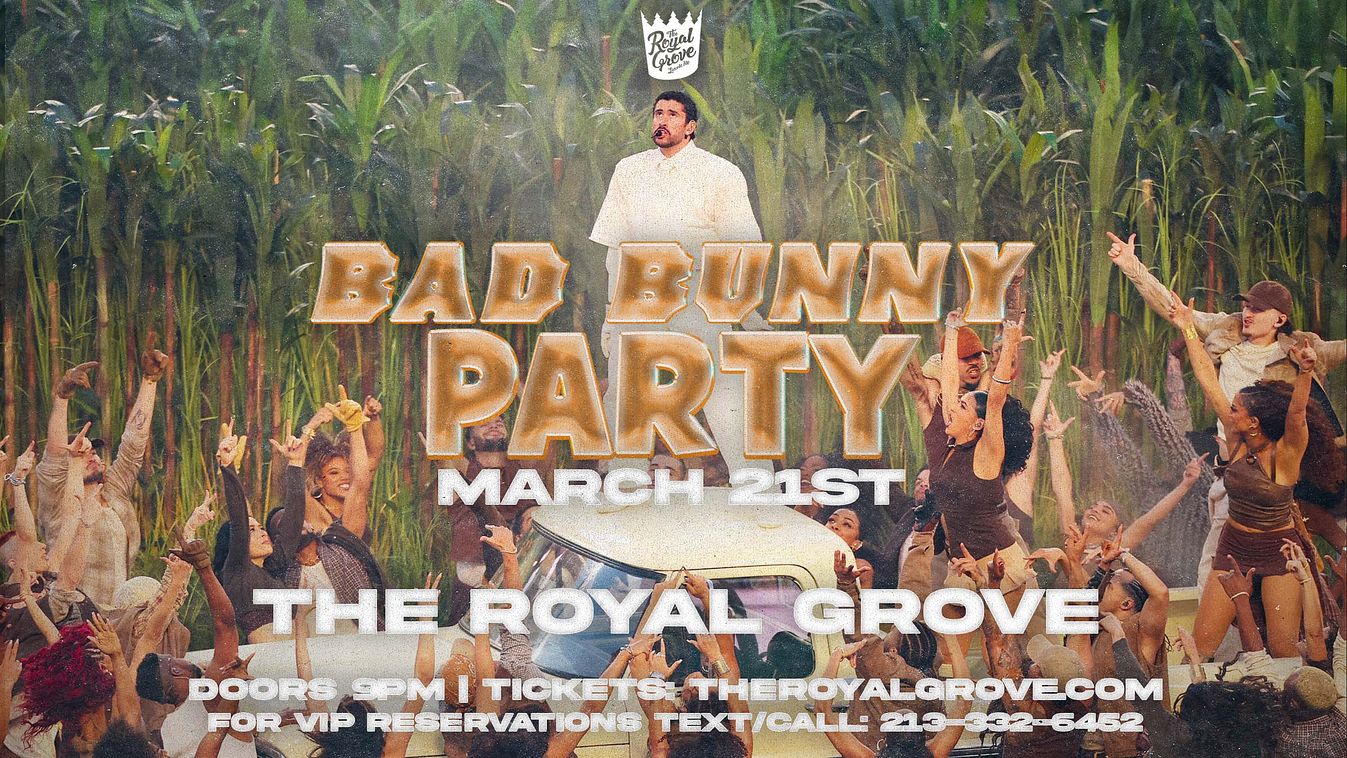 Bad Bunny Party Tickets at The Royal Grove in Lincoln by The Royal ...