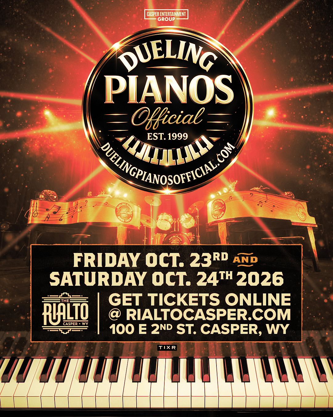 Dueling Pianos Official Road Show (Night 1) event poster