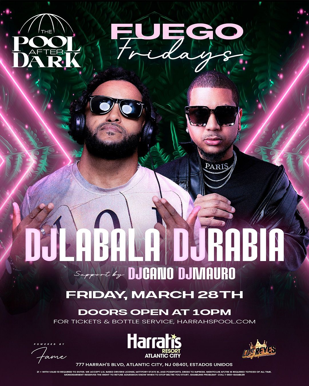 Fuego Friday with DJ LABALA and DJ RABIA at The Pool After Dark Friday, March 28, 2025