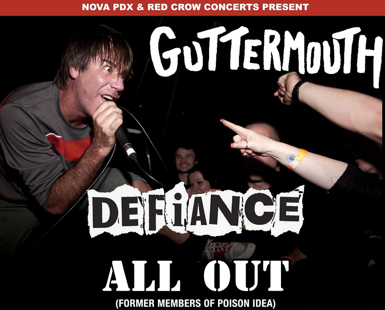 GUTTERMOUTH + DEFIANCE + ALL OUT Tickets at Nova PDX in Portland