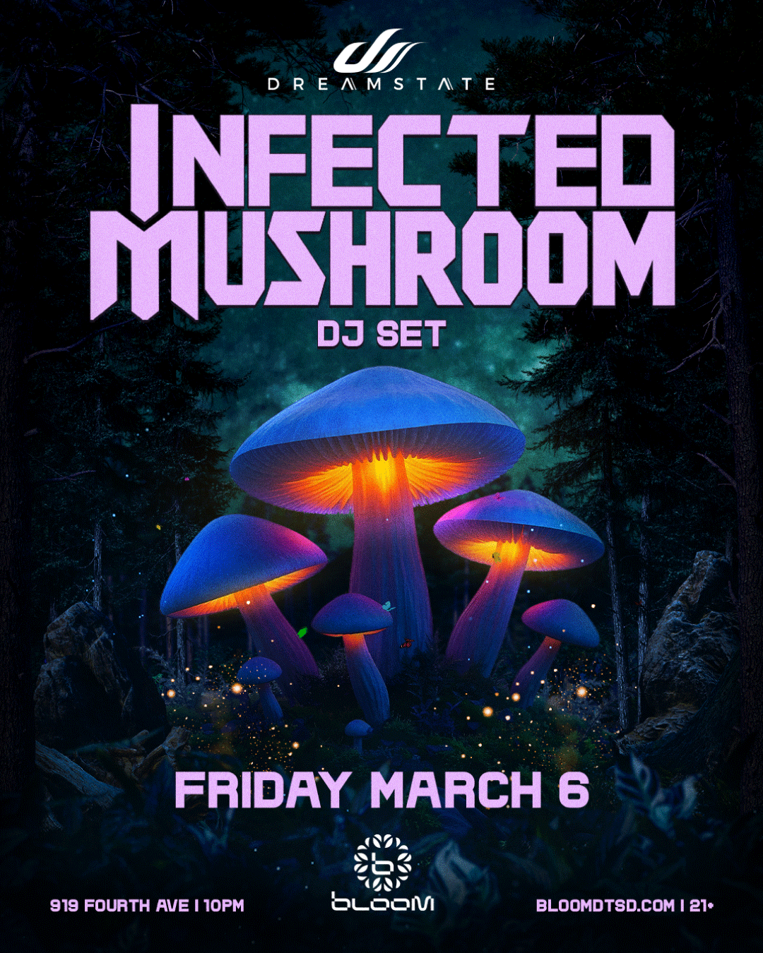 Infected Mushroom (DJ Set) Tickets at Bloom Nightclub in San Diego