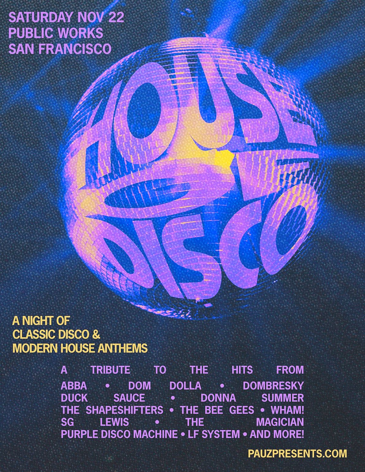 House of Disco - A Night of Classic Disco & Modern House Anthems