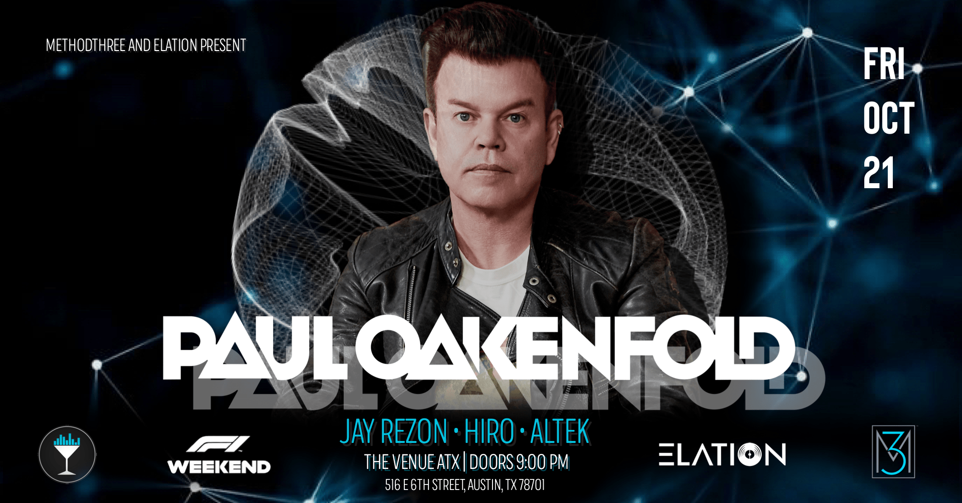 Paul Oakenfold Tickets at The Venue ATX in Austin by THE VENUE ATX Tixr