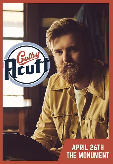 Colby Acuff Live @ The Monument Tickets At The Monument In Winchester 