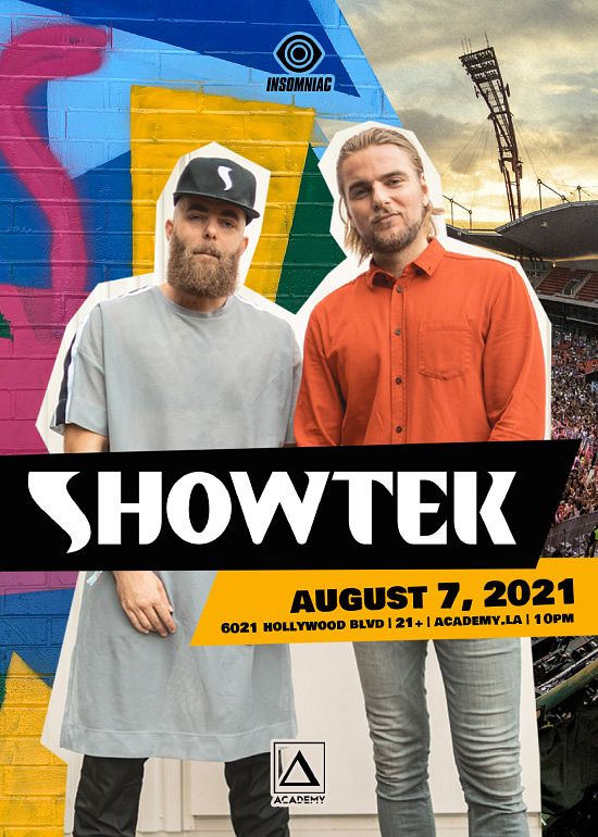 Showtek Tickets at Academy Nightclub in Los Angeles by Academy | Tixr