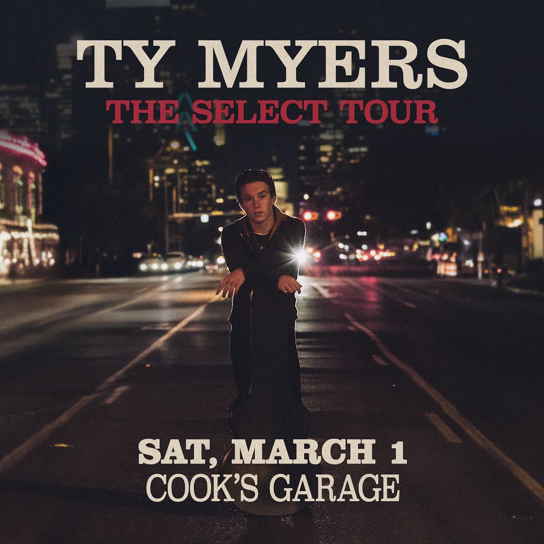 Ty Myers: The Select Tour Tickets at The Bus Barn at Cooks Garage in