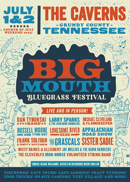 Big Mouth Bluegrass Festival Tickets at The Caverns Amphitheater in