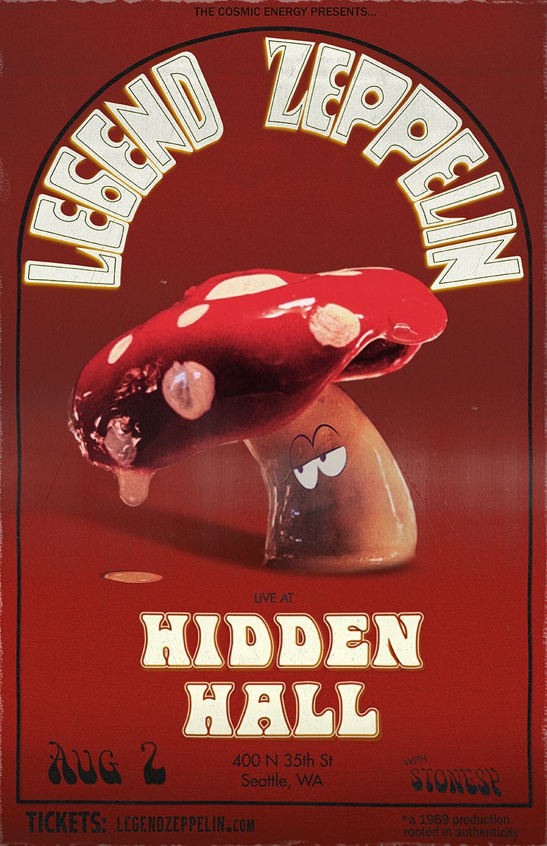 LEGEND ZEPPELIN with Stonesy Tickets at Hidden Hall in Seattle by