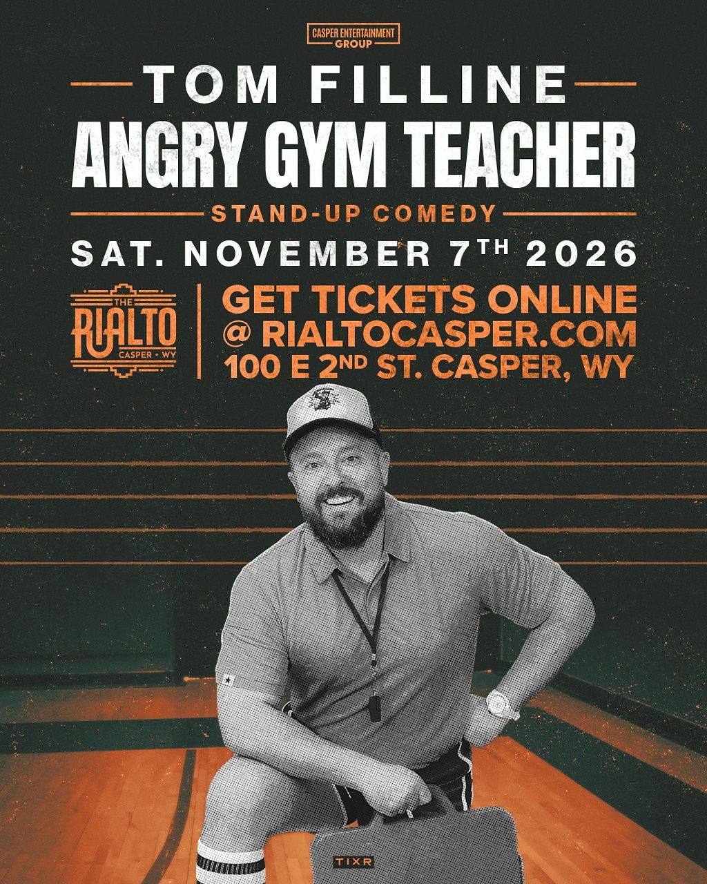 Tom Filline - Angry Gym Teacher - Stand Up Comedy event poster