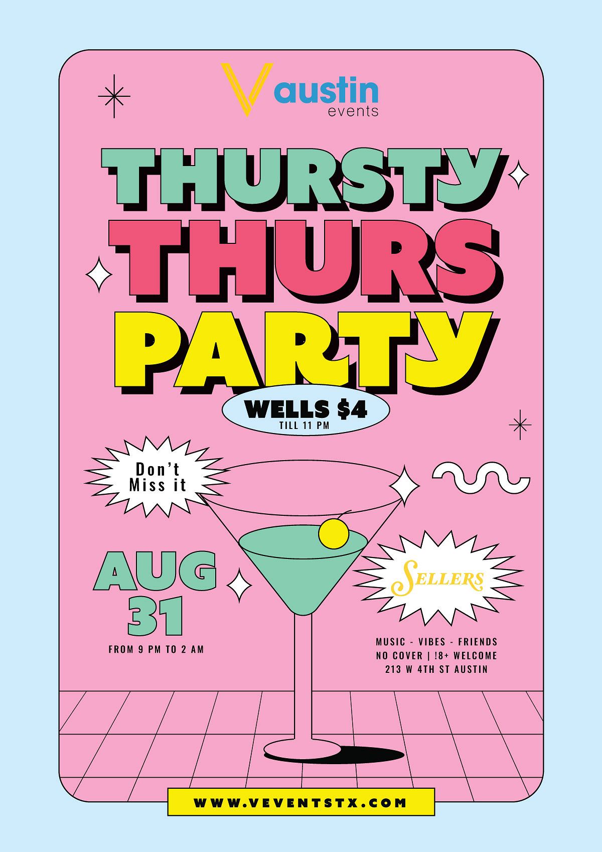 Thursty Thursday Labor Day Party Tickets at Sellers (Reserved) in