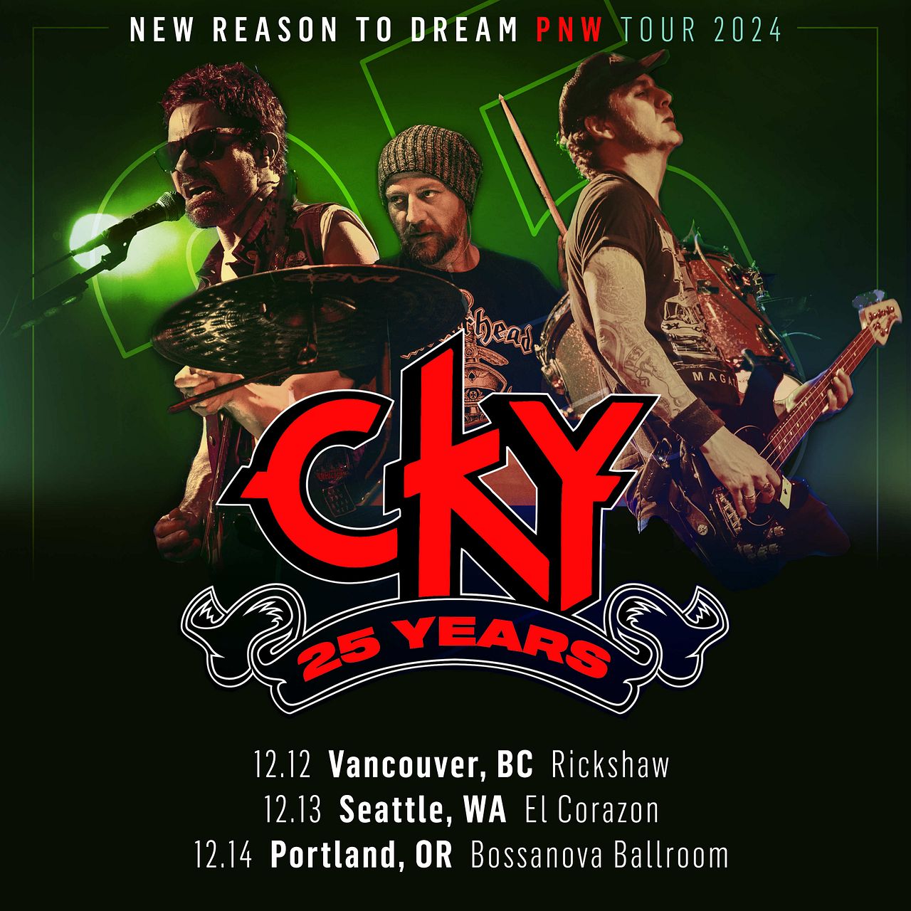 CKY with Hard Pill, Lesser Demons Tickets at Bossanova Ballroom in ...