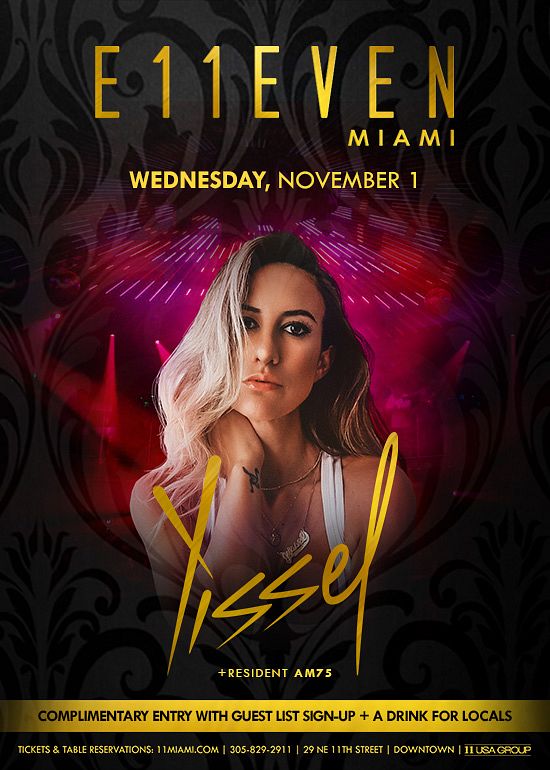 YISSEL Tickets at E11EVEN Miami in Miami by 11 Miami Tixr