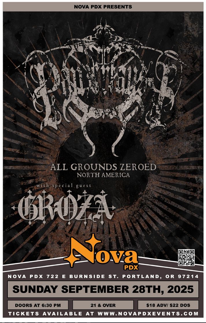 PANZERFAUST with GROZA Tickets at Nova PDX in Portland by Nova PDX