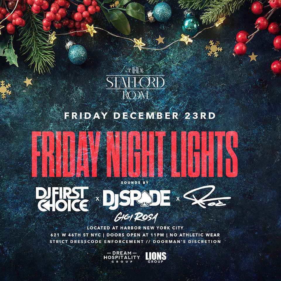 FRIDAYS THE STAFFORD ROOM Tickets at The Stafford Room in New York by