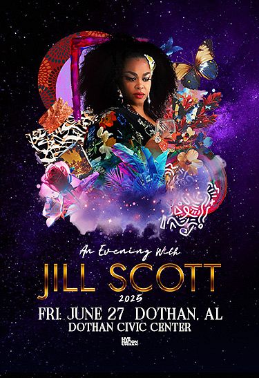An Evening With Jill Scott Tickets at Dothan Civic Center Arena in
