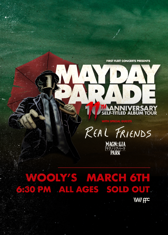 Mayday Parade Tickets at Wooly's in Des Moines by Wooly's Tixr