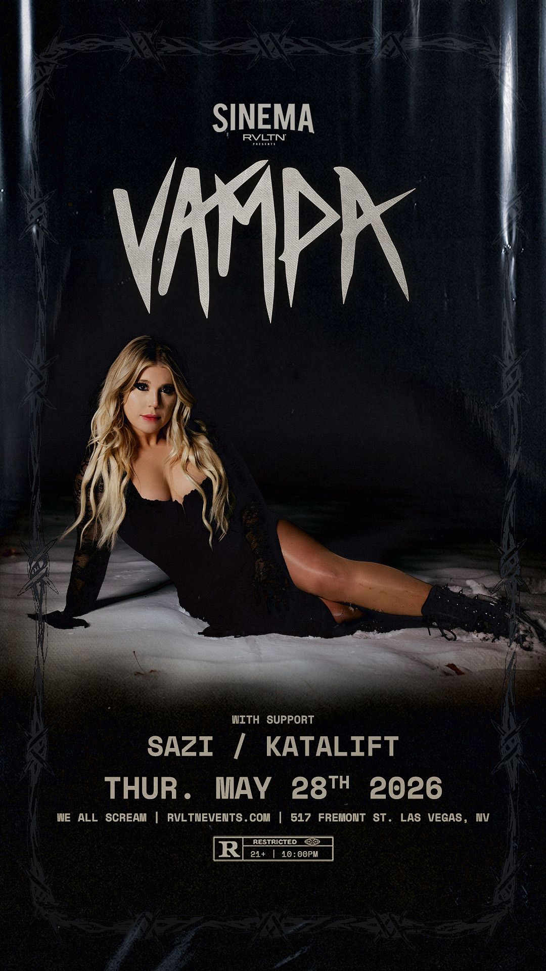 SINEMA w/ VAMPA Tickets at We All Scream in Las Vegas by We All